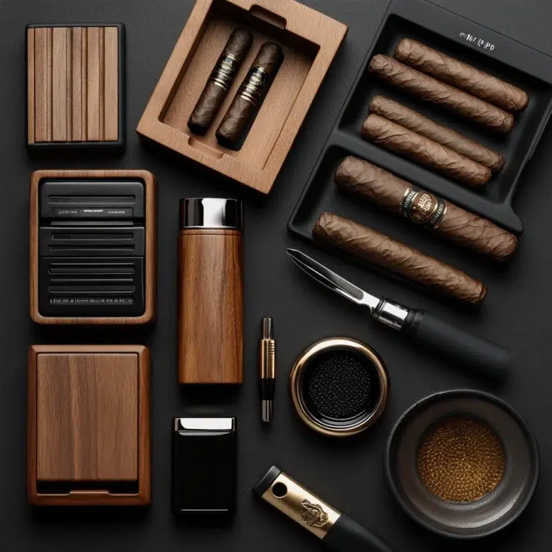 Beginner-friendly cigar accessories kit by AmberAsh