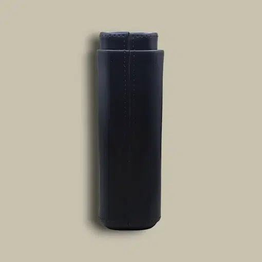 Black Leather Cigar Case CLC-05-BK Back View