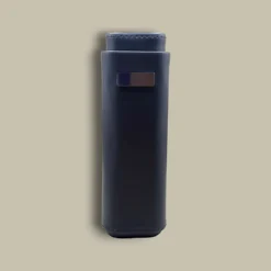 Black Leather Cigar Case CLC-05-BK Front View