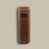 Brown Leather Cigar Case Front View CLC-15-BR