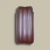 Brown Triple Cigar Case Front View CLC-38-BR