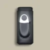 Black Leather Cigar Case with Cutter CLC-68-BK