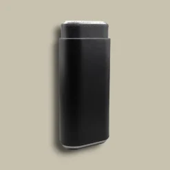 Black Leather Cigar Case CLC-69-BK Back View