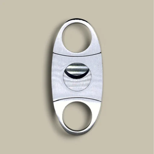Stainless Steel Cigar Cutter Closed View CLC-68-BK