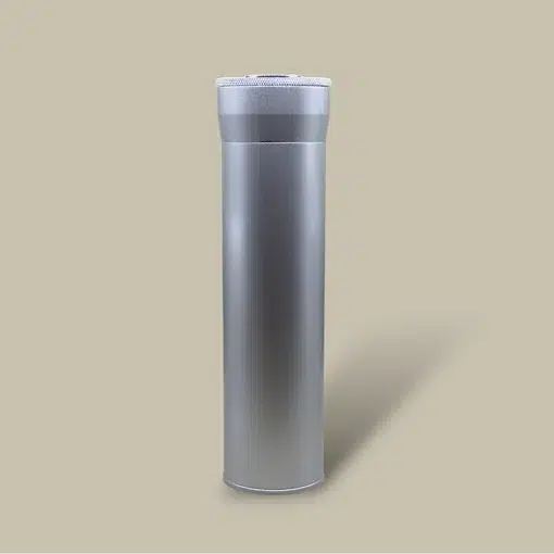 CTB-82-ST Standing Silver Travel Humidor Closed
