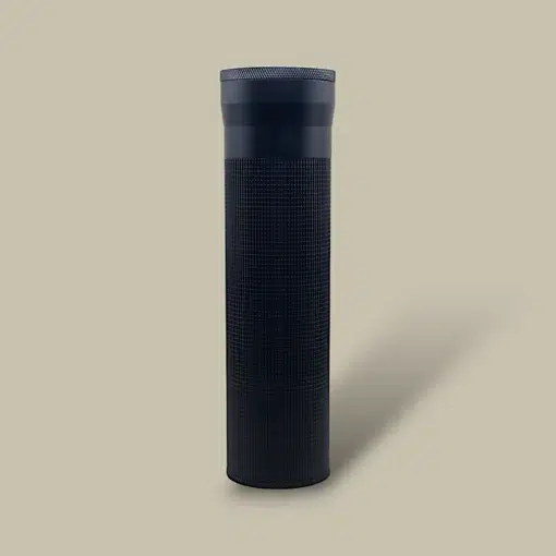 CTB-93-BK Black Travel Cigar Humidor Standing