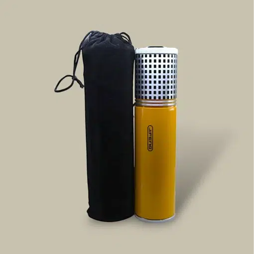 CTB-97-YT Travel Cigar Humidor with Black Pouch