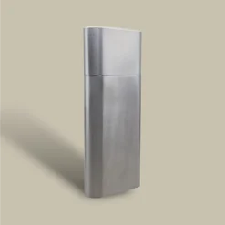 Elegant Cigar Tube with Flask CTB-20-SL Angled View