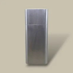 Elegant Cigar Tube with Flask CTB-20-SL Front View