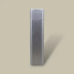 Elegant Stainless Cigar Tube Flask CTB-74-RD Front View