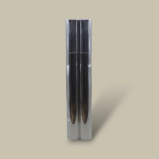 Executive Stainless Cigar Tube CTB-55-WT Front View