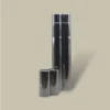 Executive Stainless Cigar Tube CTB-55-WT Open with Cap Removed