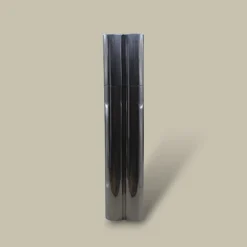 Long Stainless Cigar Tube with Flask CTB-86-SL Front View