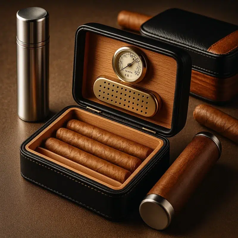 Premium Travel Cigar Humidors