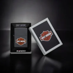 ZIPPO® 218HD H252 Harley-Davidson® Motorcycles Logo Lighter in Box