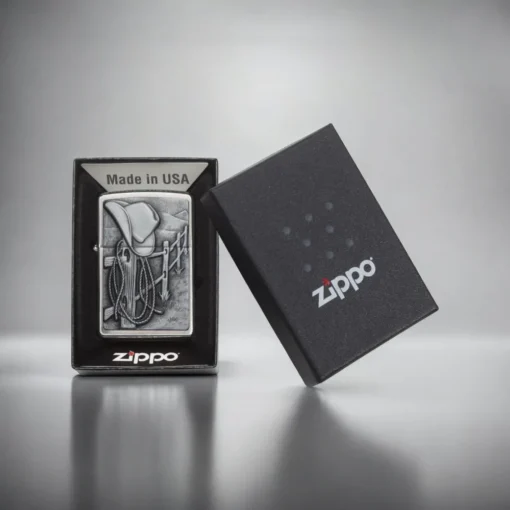 ZIPPO® 24879 Resting Cowboy Lighter box
