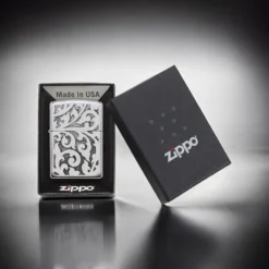 ZIPPO® 28530 Filigree Chrome Lighter in Box