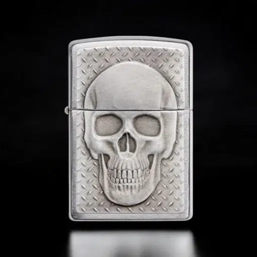 ZIPPO® 28818 Skull Metal Lighter