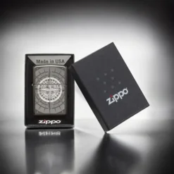 zippo-29232-compass-chrome-lighter-box