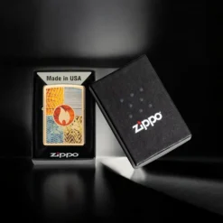ZIPPO® Elements of Earth Lighter with Box 48729