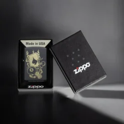 ZIPPO® Gambling Symbols Lighter with Box 49257