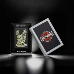 ZIPPO® Harley-Davidson® Eagle Emblem Lighter with Box 49826