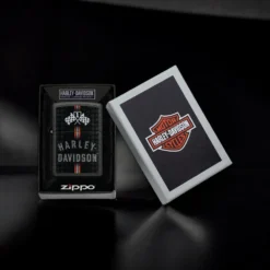 ZIPPO® Harley-Davidson® Racing Flags Lighter 48558