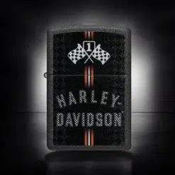ZIPPO® Harley-Davidson® Racing Flags Lighter with Box 48558
