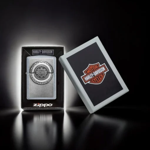 ZIPPO® Harley-Davidson® Tire Emblem Lighter with Box 49175