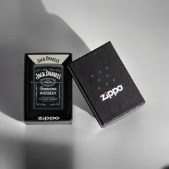 ZIPPO® Jack Daniel’s® Classic Label Matte Black Lighter 49281