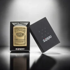 ZIPPO® Jack Daniel’s® Gold Emblem Lighter with Box 254BJD-428