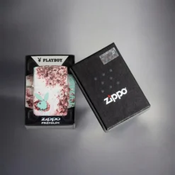 ZIPPO® Playboy® Frosted Marble Lighter with Box 48379