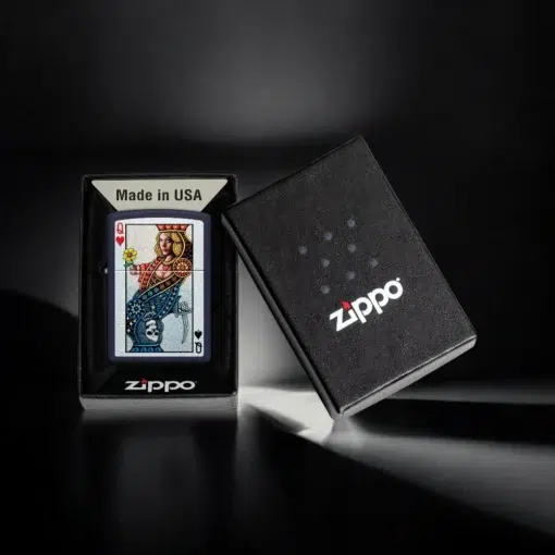 ZIPPO® Queen of Hearts Lighter with Box 48723