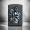 ZIPPO® Wolf Skull Design Lighter 29863