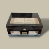 Black Cigar Humidor Top Glass and Divider HM-210L-BK