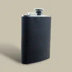 Black Textured Flask FL-540 – Side Angle