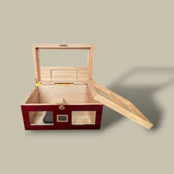 Cherry Humidor with Tray and Humidifier HM-211L-CH