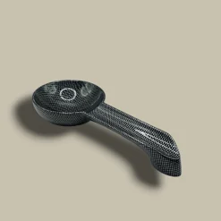 ASH-CG04AE Carbon Fiber Ashtray Side View