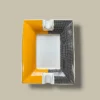 Cigar Ashtray Yellow Rectangular ASH-CG03YR – Top View