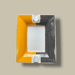 Cigar Ashtray Yellow Rectangular ASH-CG03YR – Top View