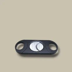 Cigar Cutter Black Lightweight DB-22B – Front View