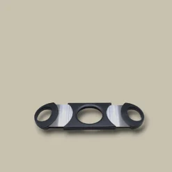 Cigar Cutter Black Lightweight DB-22B – Open View