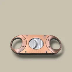 Cigar Cutter Bronze Double Blade DB-15B – Front View