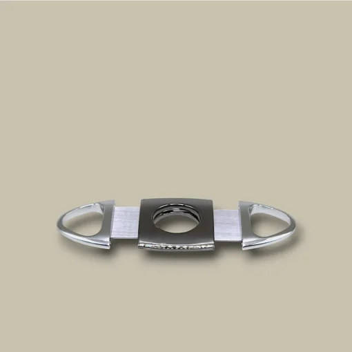 Cigar Cutter Double Blade Gunmetal Chrome DB-32GM – Open View