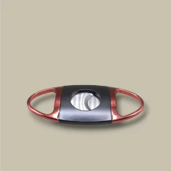 Cigar Cutter Double Blade Red Black DB-34RBK – Front View