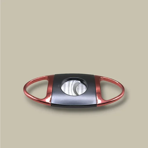 Cigar Cutter Double Blade Red Black DB-34RBK – Front View