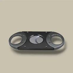 Cigar Cutter Double Blade Titanium Finish DB-25T – Front View