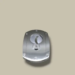 Cigar Cutter Silver Compact DB-14S – Closed View