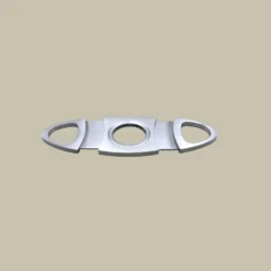 Cigar Cutter Silver Double Blade DB-13S – Open View