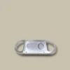 Cigar Cutter Silver Flat Design DB-21S – Front View